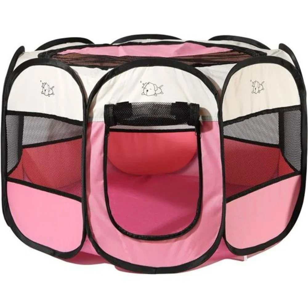Portable Foldable Pet Playpen, Water Resistant Dog Playpen